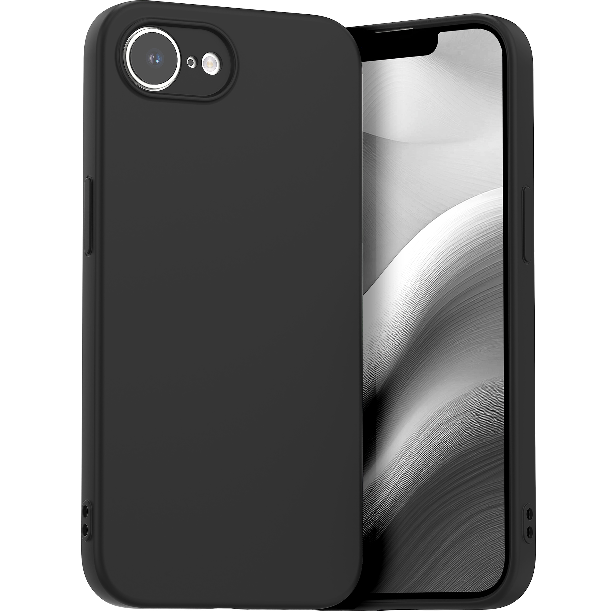 모란카노 아이폰 16e 팬시 소프트 젤리 케이스 레드 - 상세 이미지 4