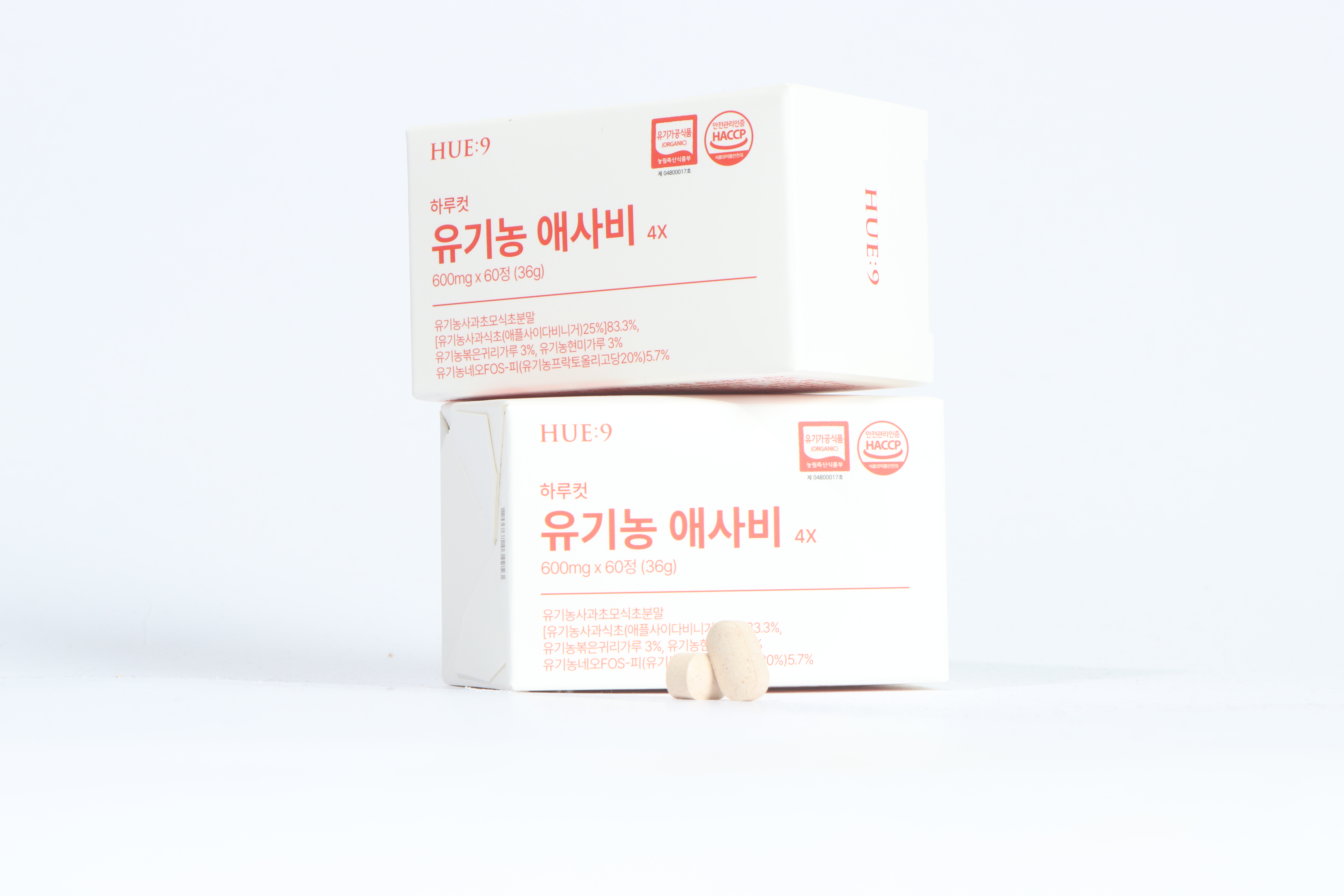 하루컷 유기농 애사비 알약 에탄산 40mg 사과초모식초 애플사이다비니거 60정, 7개 - 상세 이미지 3
