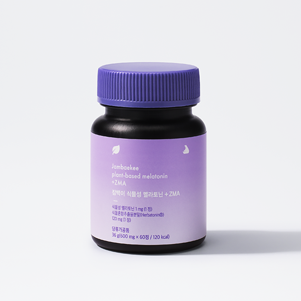 잠백이 식물성 멜라토닌 60정, 1개 제품 이미지