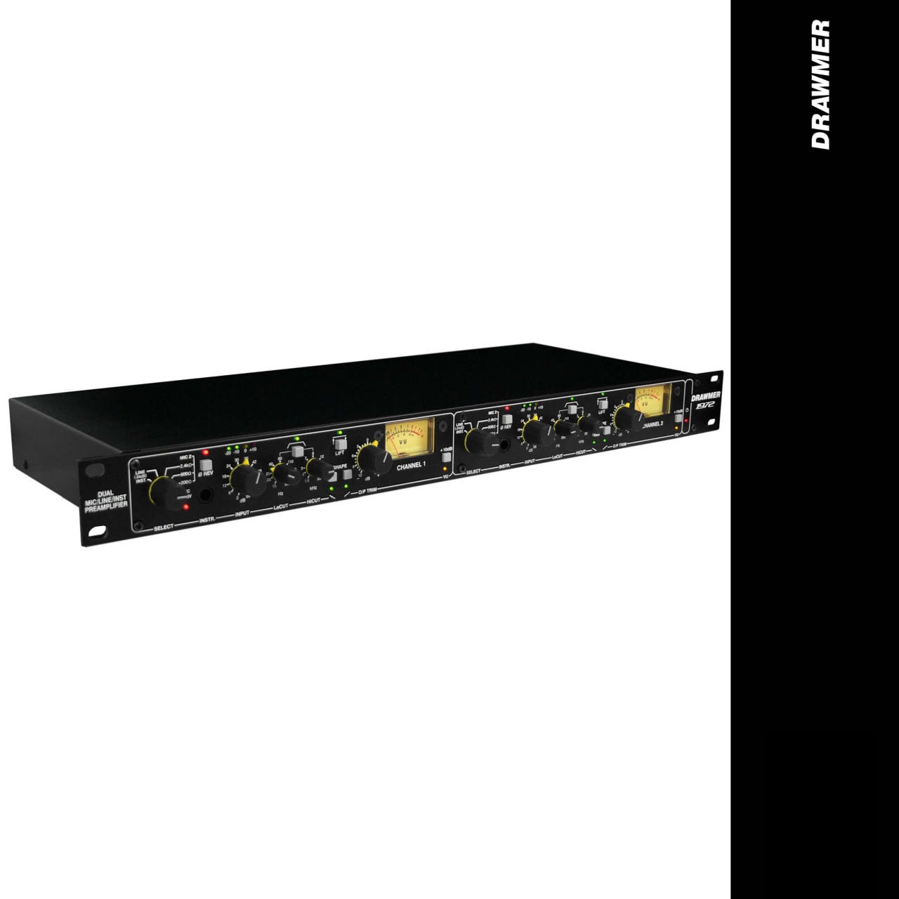 Drawmer 1972 드라우머 듀얼채널 마이크 라인 프리앰프 2채널 프리