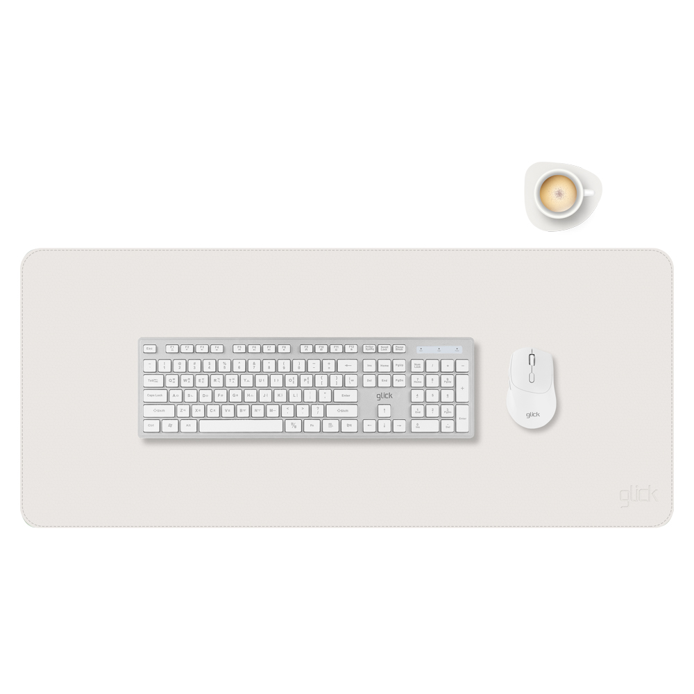 지클릭커 가죽 장패드 데스크 매트 UP with 티코스터 900X400 글랫 핑크 이미지 6