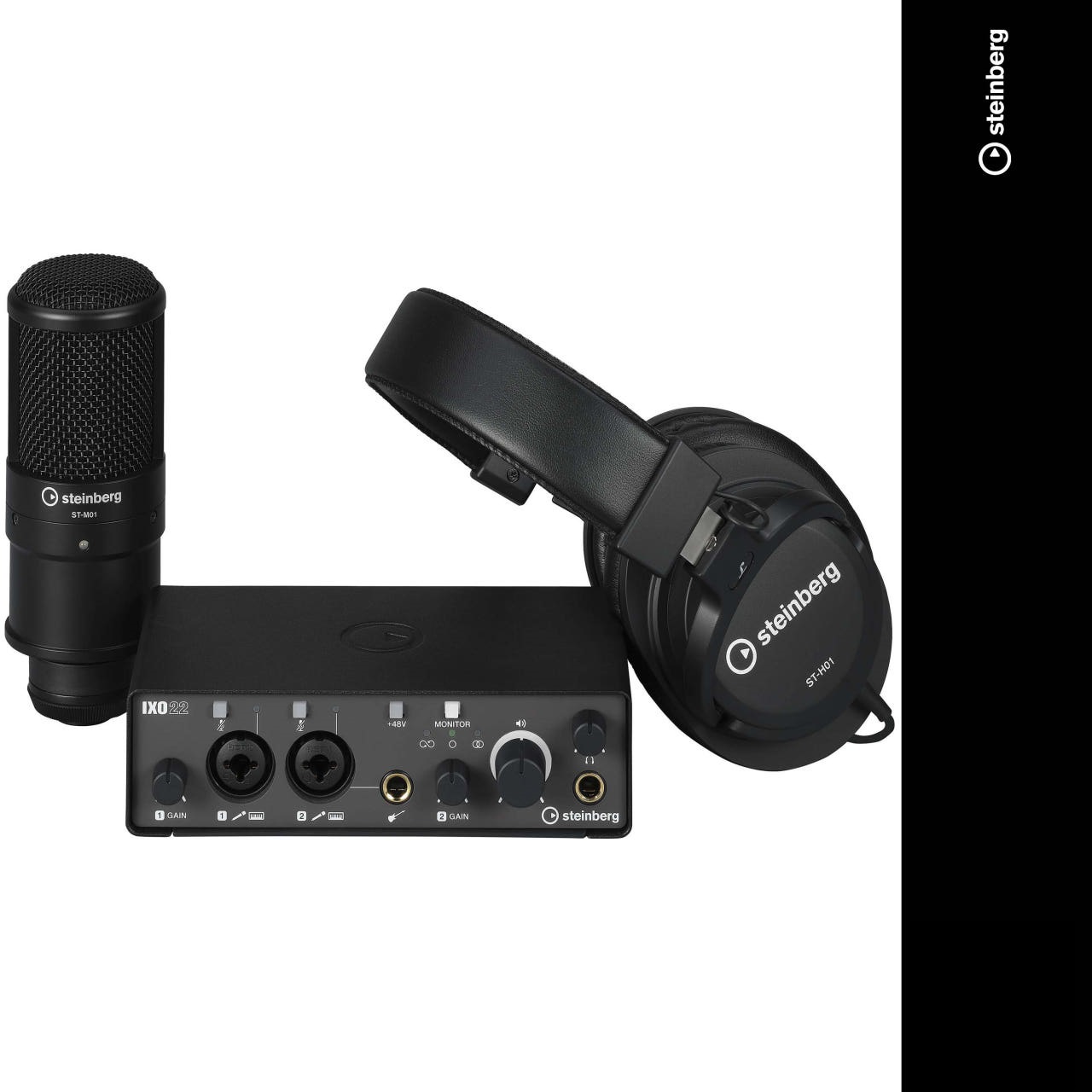 Steinberg IXO22 Recording Pack 스테인버그 레코딩 패키지 홈레코딩 - 상품 이미지