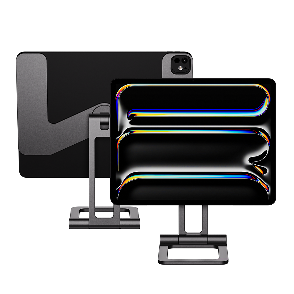 아이패드 거치대 초경량 휴대용 마그네틱 책상 스탠드 맥스냅에어SE 스페이스그레이, 아이패드 프로 27.9cm(11인치) M4 7세대