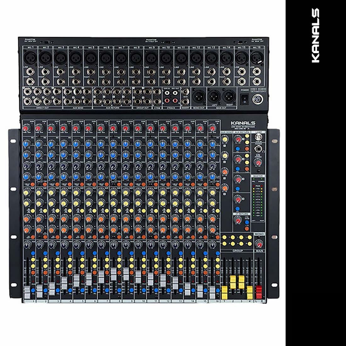 카날스 BKX247G 오디오 믹서 26채널 이펙트내장 공연 교회 강당 국산