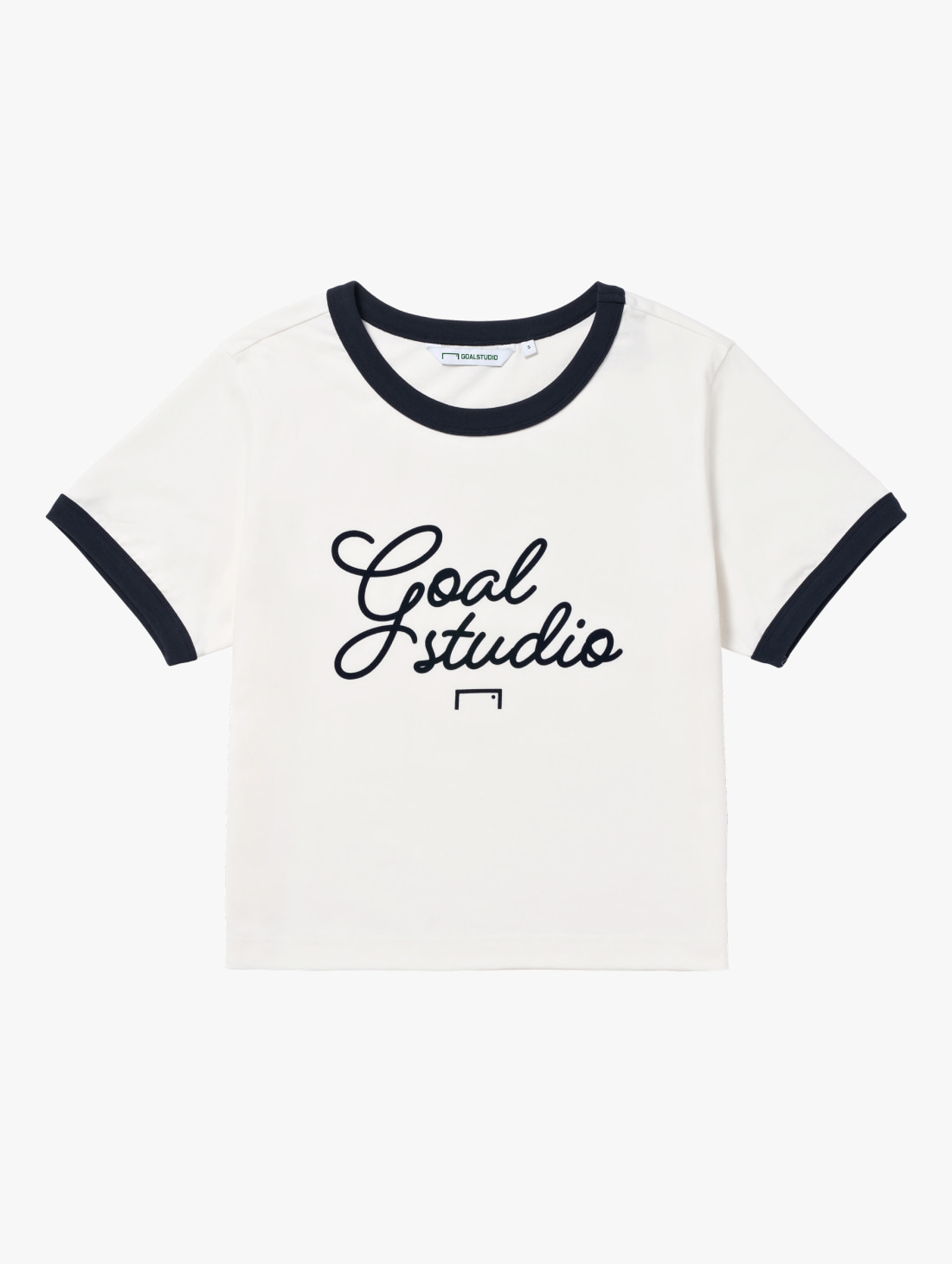 W`S SCRIPT LINGER TEE-NAVY - 상품 이미지