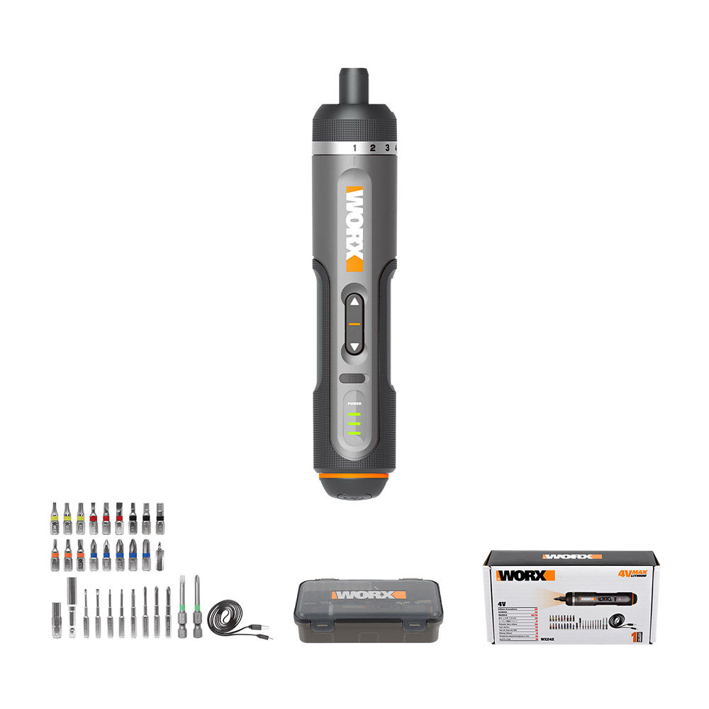 웍스 충전 스크류 드라이버 전동 4V WX242