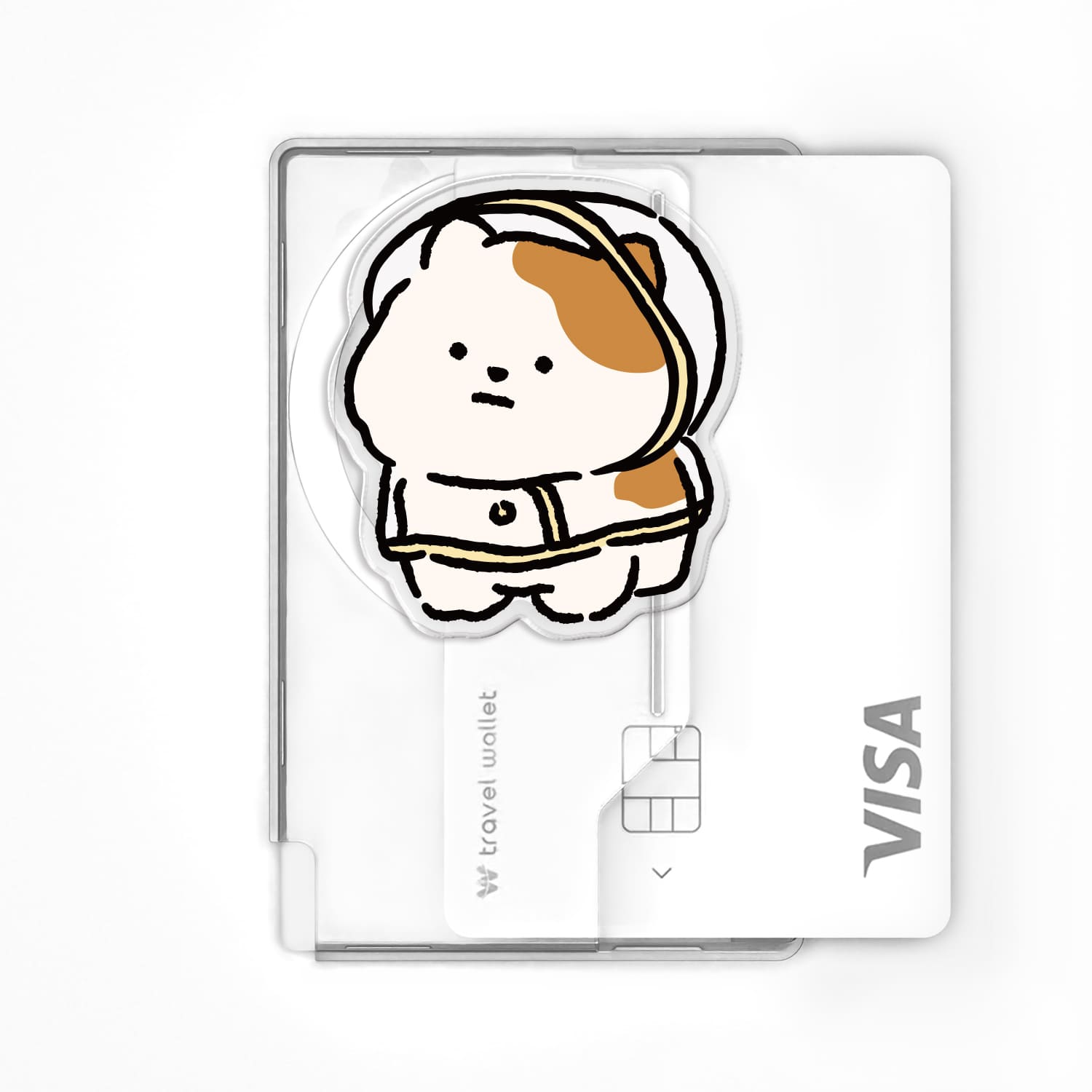 168cm 아이폰 맥세이프 카드지갑 그립톡 올인포켓 우비 고양이