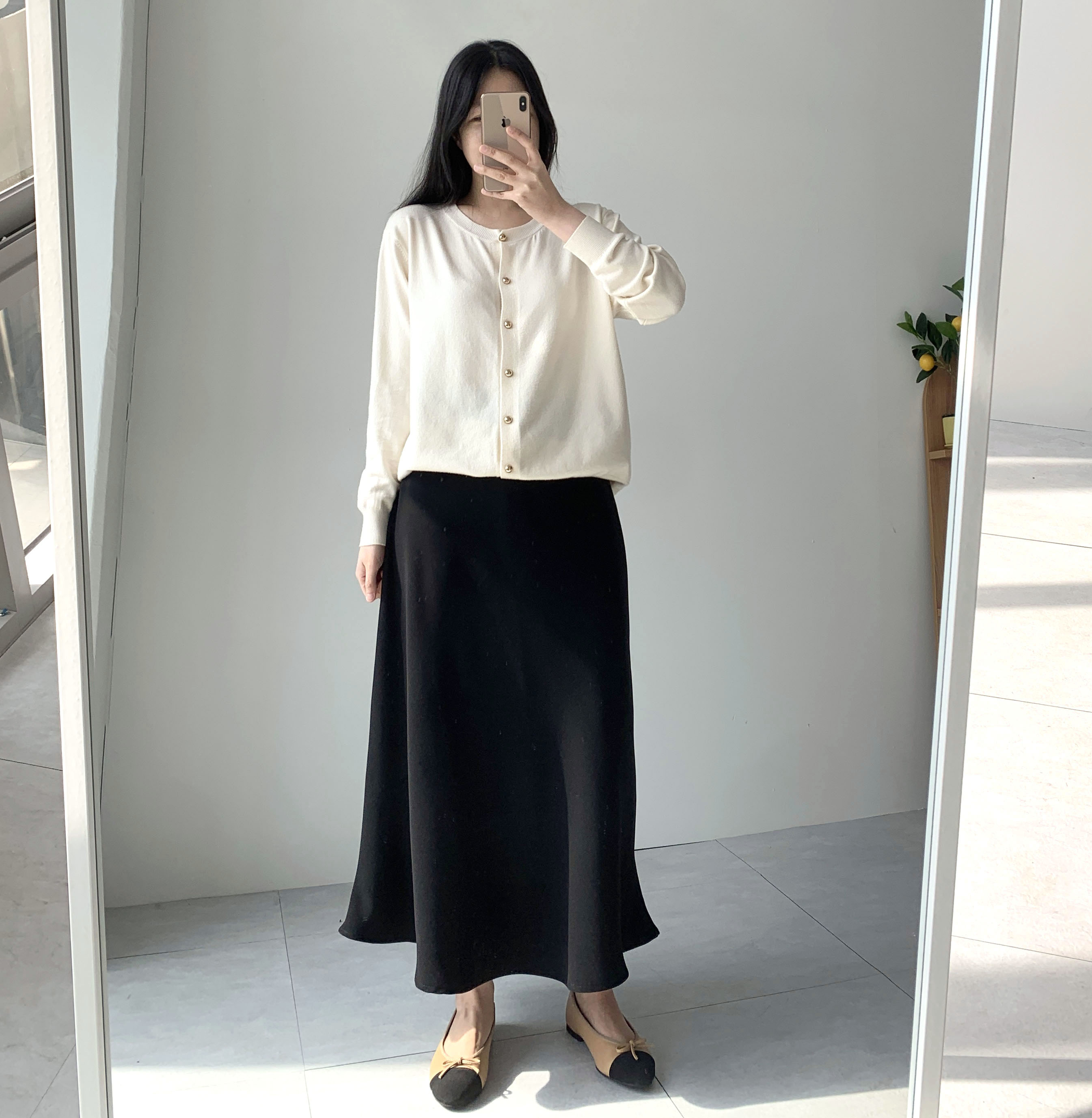 봄가디건 임산부가디건 금장가디건 빅사이즈 - 상세 이미지 3