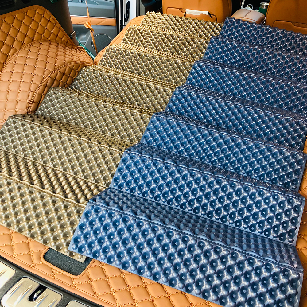 손할매 캠핑 차박 프리미엄 백팩킹 IXPE 14단 발포 캠핑매트 186x56cm, 2cm, 네이비