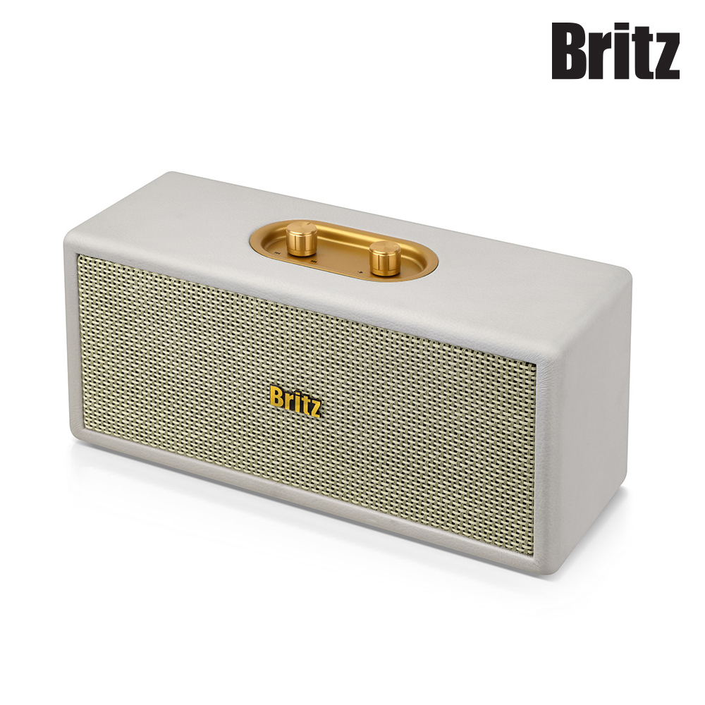 [N배송] 브리츠 BZ-TX11 무선 블루투스 스피커 레트로 탁상용 휴대용 라디오 화이트