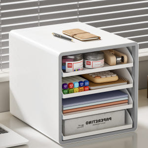 서류정리트레이 서류정리함 거치대 보관함 파일정리함 선반 서류함4단 실사용 후기 | 효과 있을까? - 상품 이미지 3