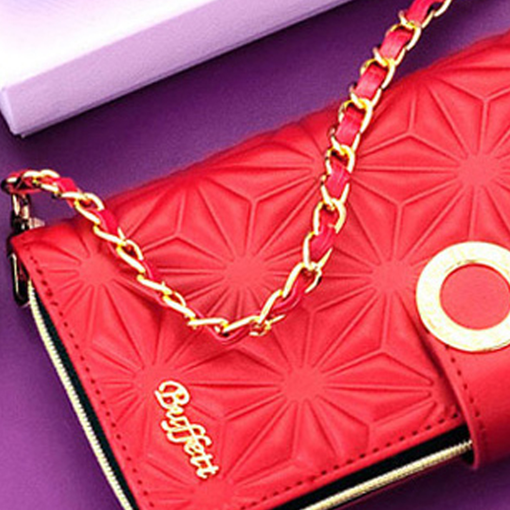 에크로 롱 스트랩 지갑 케이스 메이플 레드, 갤럭시A16 - 상세 이미지 3