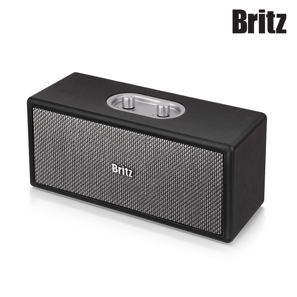 [N배송] 브리츠 BZ-TX11 무선 블루투스 스피커 레트로 탁상용 휴대용 라디오 블랙