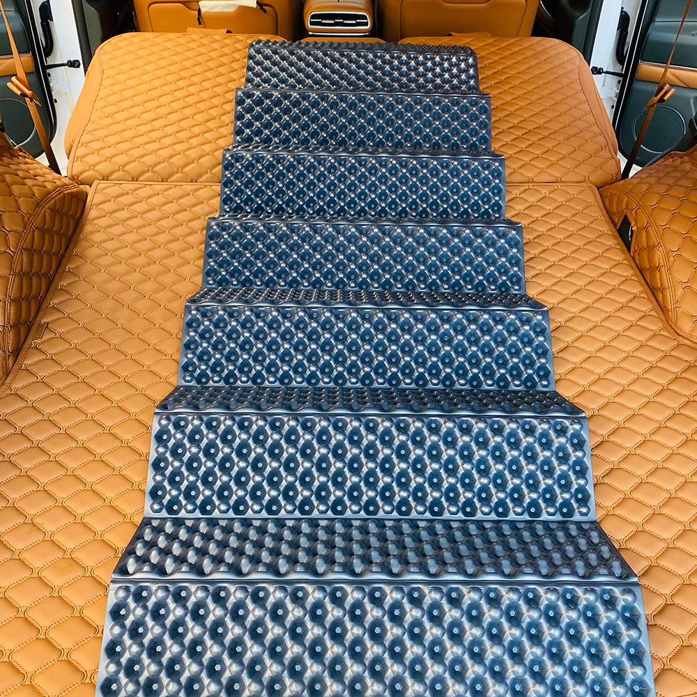 손할매 캠핑 차박 프리미엄 백팩킹 IXPE 14단 발포 캠핑매트 186x56cm, 2cm, 네이비