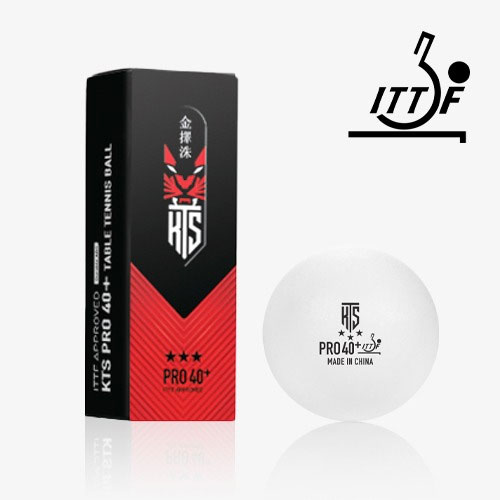 티마운트 탁구공 KTS PRO 40 ITTF 승인구 프로 경기용 3입 6입 - 상세 이미지 2