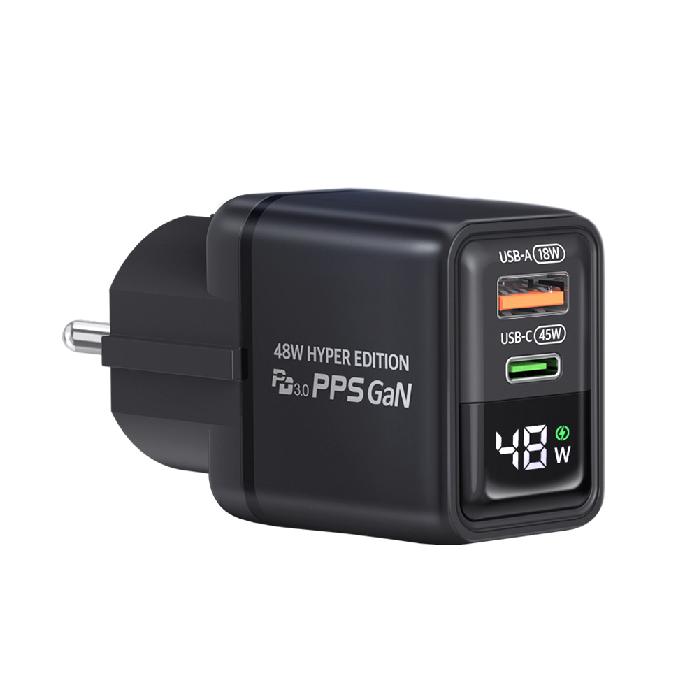 모락 하이퍼에디션 48W GaN USB PD PPS 접지 멀티 초고속 충전기 - 메인 이미지