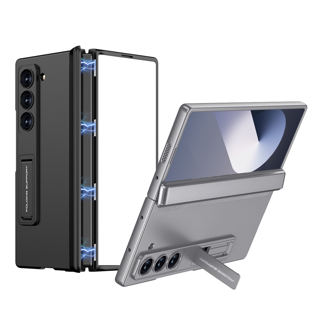 갤럭시 폴드 케이스 힌지보호 풀커버 슬림 다크그린, 갤럭시Z 폴드6 - 상품 이미지