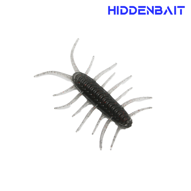 히든베이트 칼립소 호그웜 배스루어 배스낚시 루어 H006 GRAY RED BLACK, 7cm - 상품 이미지