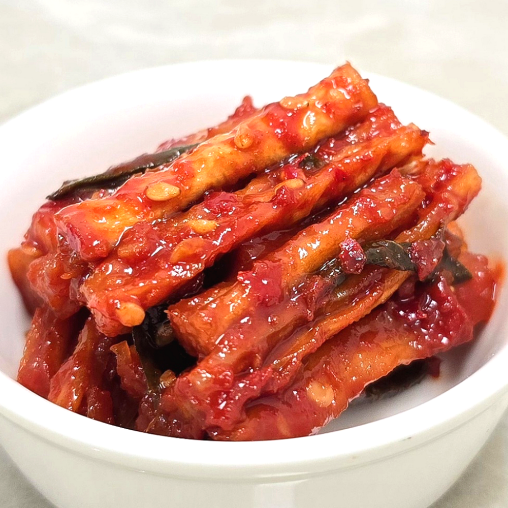 무말랭이 무침 2kg 두남 고추잎 고춧잎 무우말랭이 대용량 업소용 - 상품 이미지