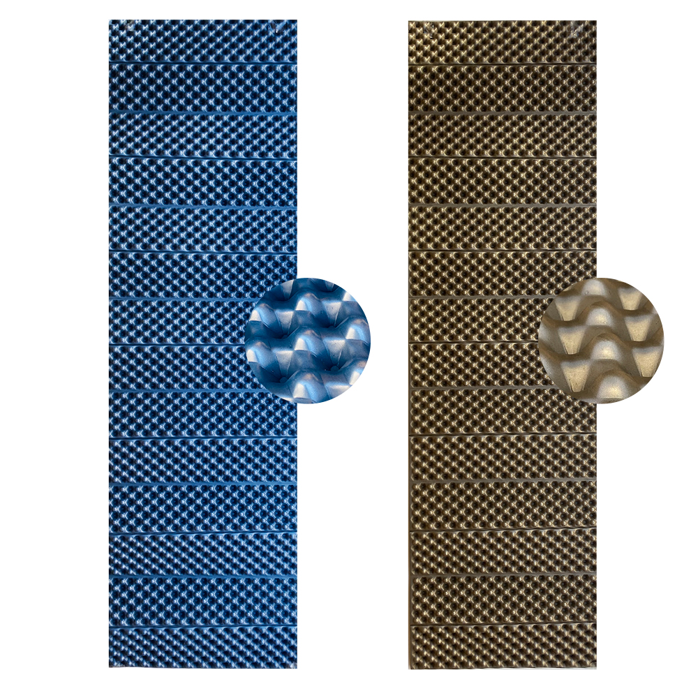 손할매 캠핑 차박 프리미엄 백팩킹 IXPE 14단 발포 캠핑매트 186x56cm, 2cm, 네이비