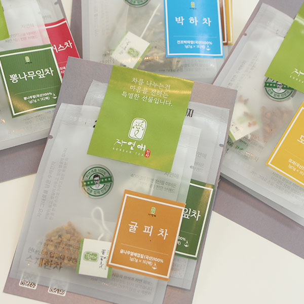 운동할때 여름에 물 마시기 무 카페인 없는 티백 차 선물 세트 - 상세 이미지 3