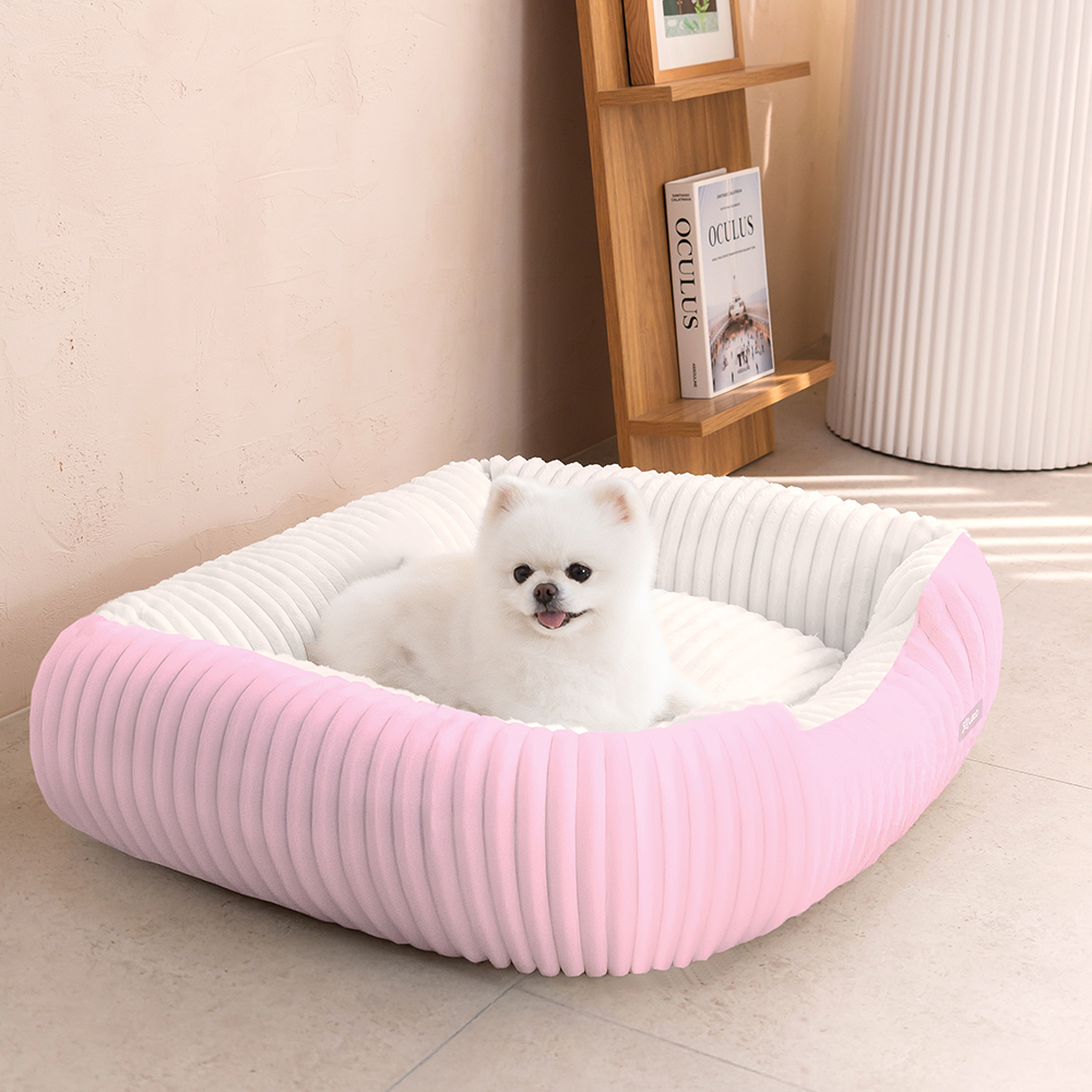 레토 강아지방석 대형 코듀로이 고양이 방석 사각 쿠션 이미지 4