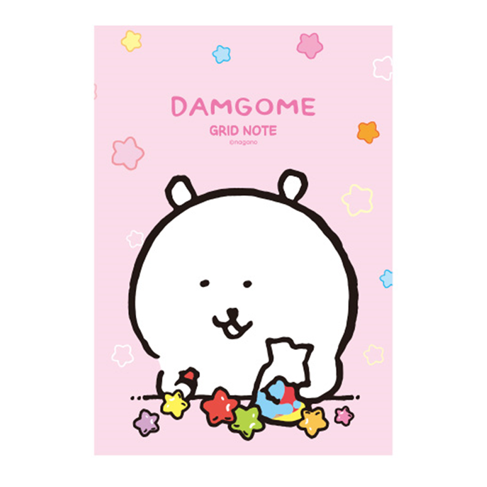 담곰이 그리드 중철 노트 그린 공책 수첩 필기 농담곰 퍼그 나가노 캐릭터 굿즈 - 상세 이미지 4