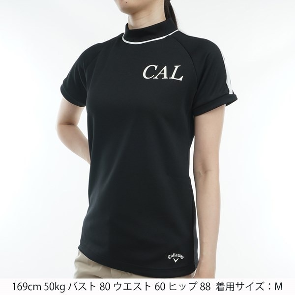 캘러웨이 여성골프웨어 스트레치 부드러운 모의 목 반팔 셔츠 레이디스 - 상세 이미지 3