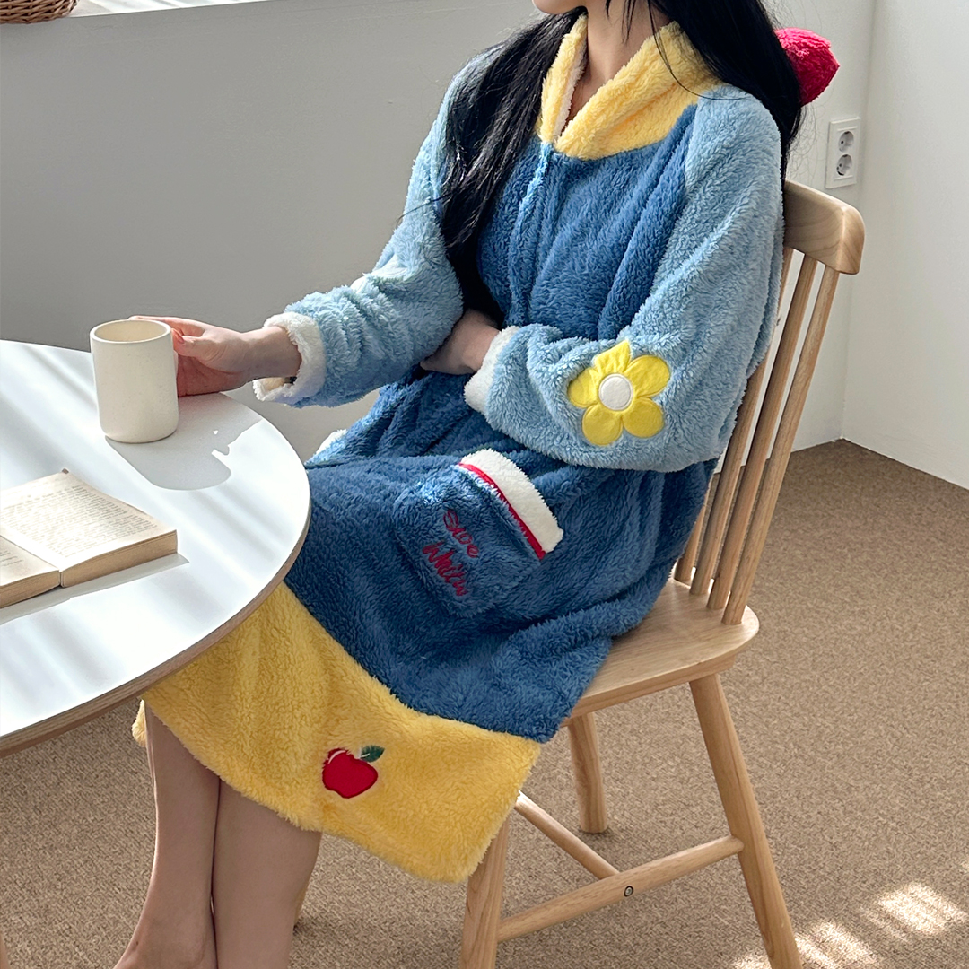 카피바라 극세사 코스튬 수면잠옷 웃긴 우정 커플 파자마파티 오리 푸바오 동물 캐릭터 - 상세 이미지 5