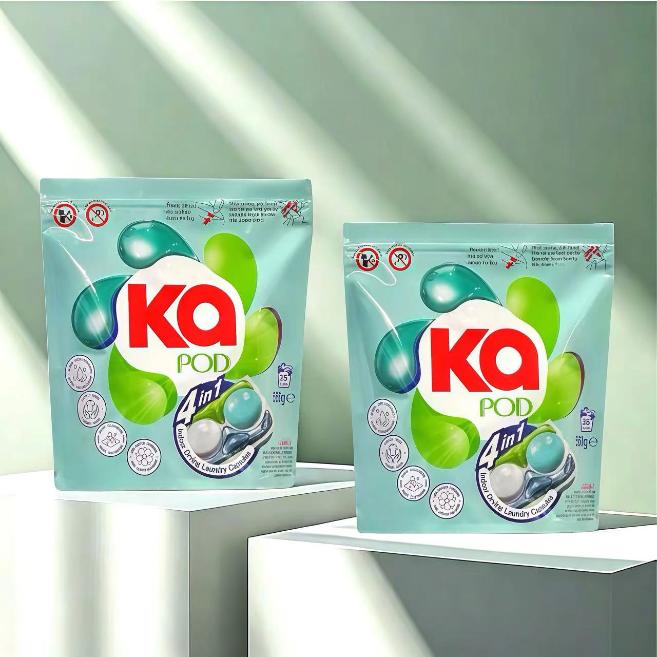 카포드 듀얼코어 캡슐세제 실내건조 35개입+35개입