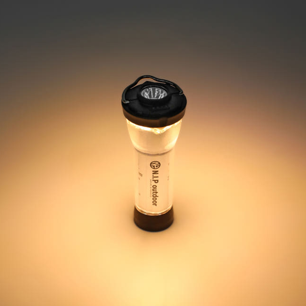 N.I.P 랜턴 플래쉬라이트 캠핑조명 엔제로 LED작업등 실버