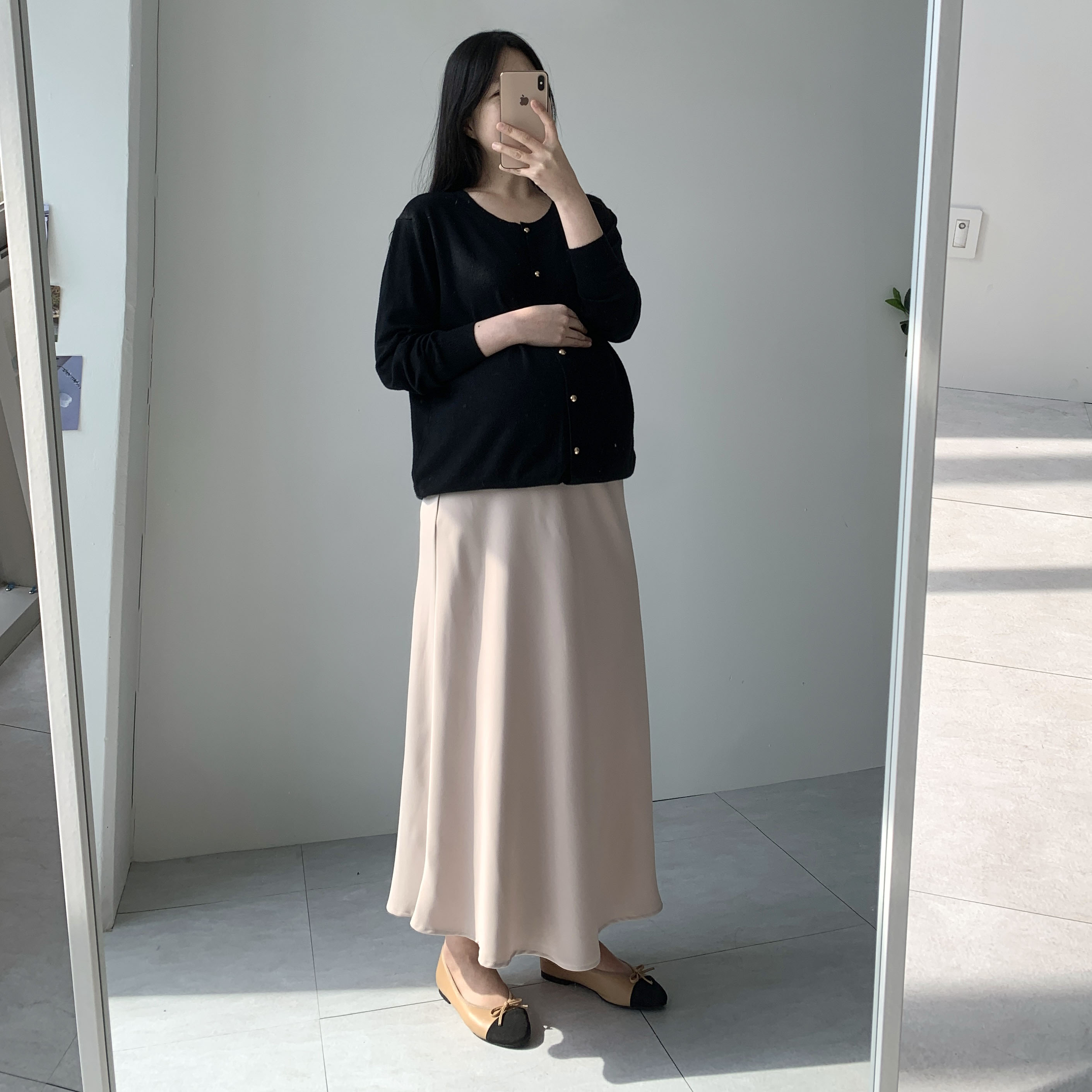 임산부치마 임부복 플레어 임산부스커트 - 상세 이미지 5