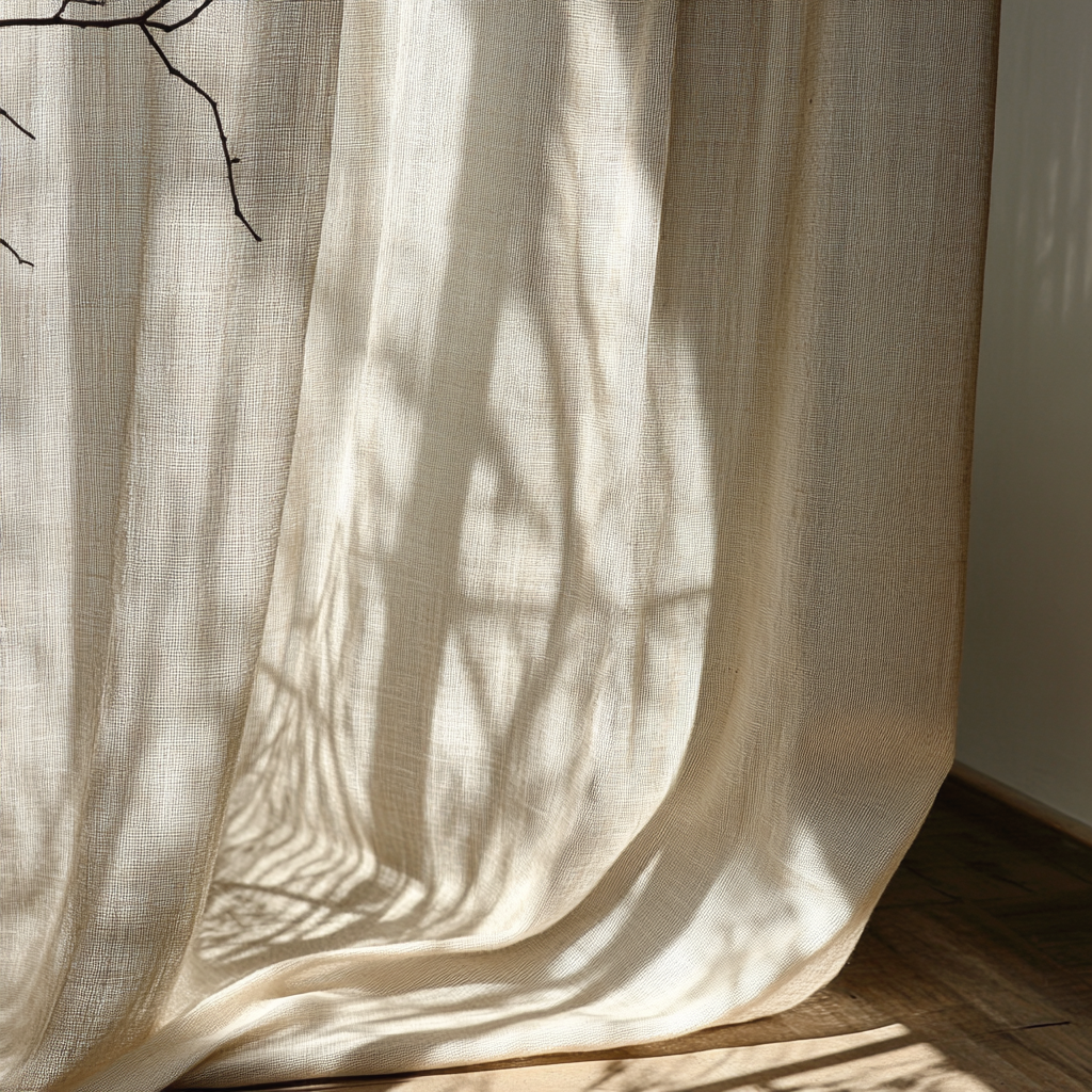 메이리블 뜨왈 린넨 거실 생활암막 커튼 이음선 먼지 없는 거실 안방용 커튼