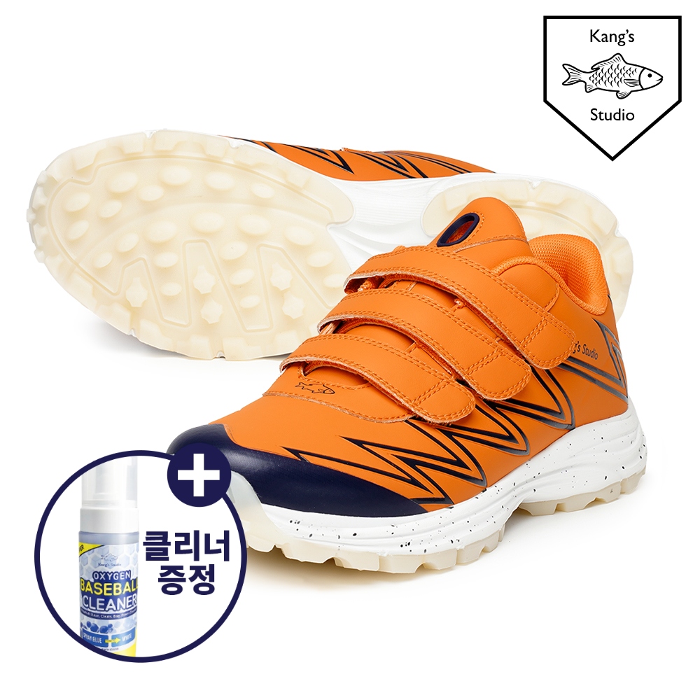 캉스 스튜디오 2025 잭팟2 야구화 강스 터프화 오랜지&네이비 JPT2 J10