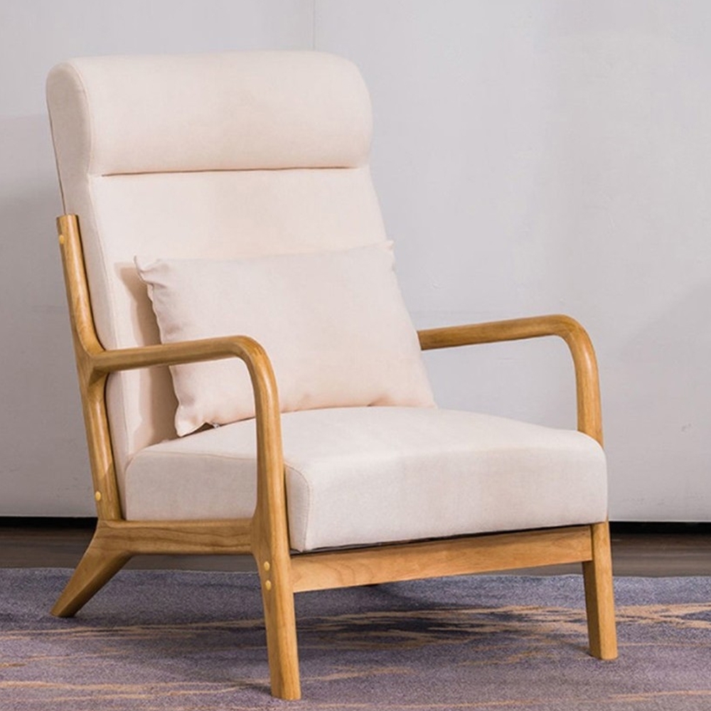 고급 원목 1인용쇼파 북유럽 인테리어소파 카페 라운지