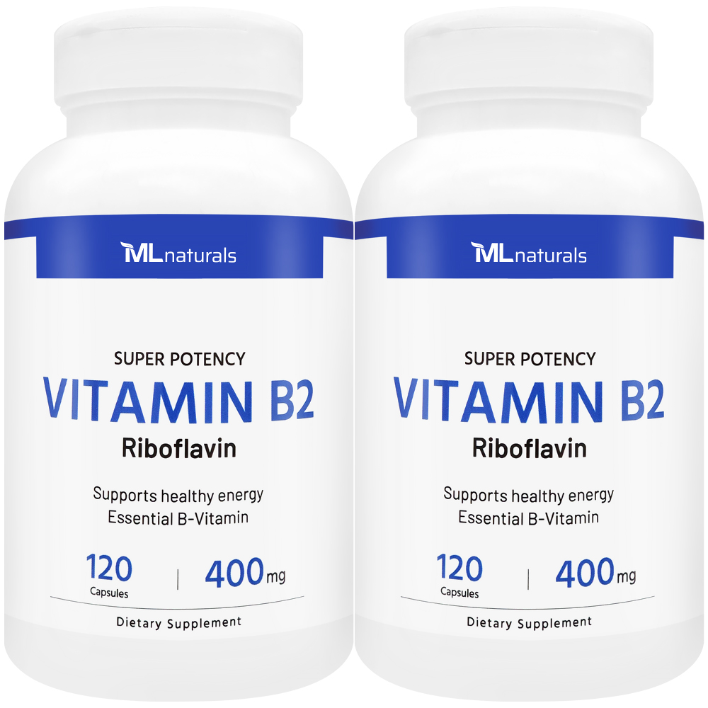 2025 신제품! 2병 마이라이프 내추럴스 비타민 B2 리보플라빈 400mg 120정 - 상품 이미지