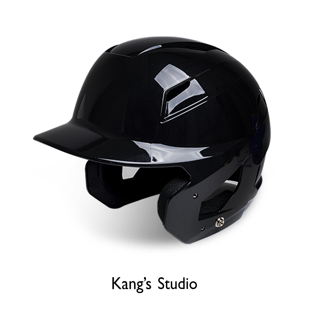 캉스 스튜디오 리틀 프로 유소년 강스 양귀헬멧 - 블랙