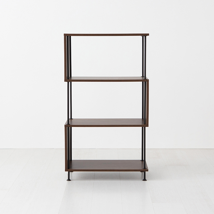 이지보 600 선반 S형 600x296x1090mm, 4단, 코코아월넛 5776.3736 - 상세 이미지 2
