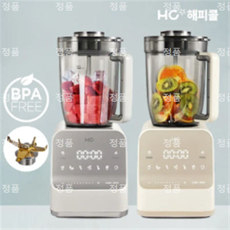 ▶가격인하◀해피콜 초고속 블렌더 브리즈탭 크러쉬 터치형 UI 베이지/그레이
