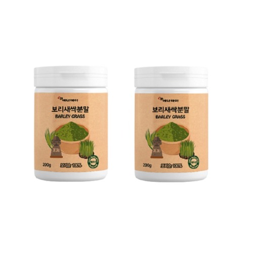 제주 보리새싹분말 200g x 2통 - 상품 이미지