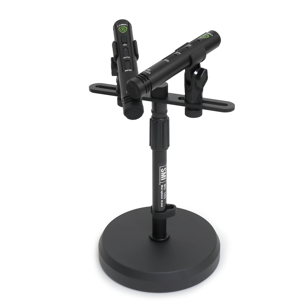 SMI MS-10S 탁상용 일자형 마이크스탠드 콘덴서 마이크 거치대 4kg 중량받침대 이미지 6