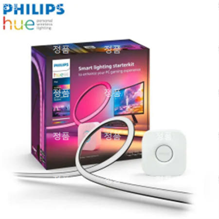필립스 휴 HUE 플레이 PC 그라디언트 24 27인치x3 모니터용