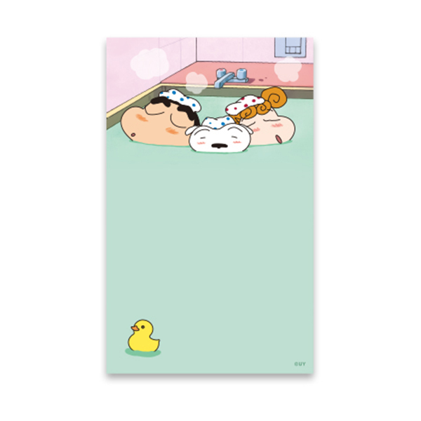 짱구 데일리 메모 패드 직사각 메모지 전화 쪽지 편지 짱구는못말려 굿즈 - 상세 이미지 3