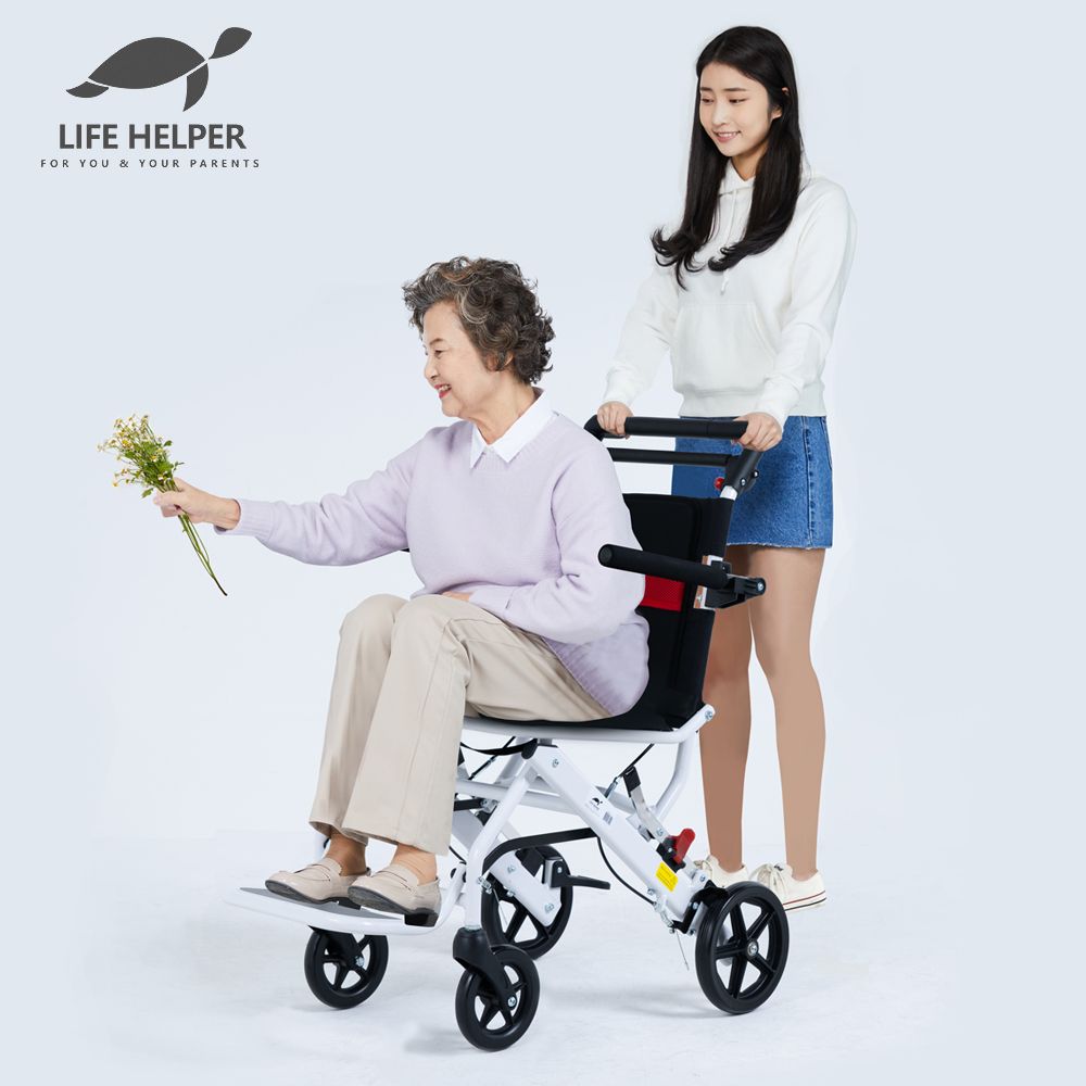 LH-L1 휠체어 여행용 휴대용 캐리어 야외용 실내용 가정용 트렁크 기차 기내용 전체접힘 - 상세 이미지 2