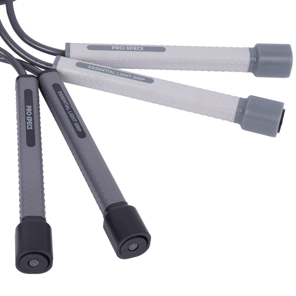 프로스펙스 에센셜 라이트 그립 줄넘기 다이어트 복싱 유산소 운동 라이트그레이