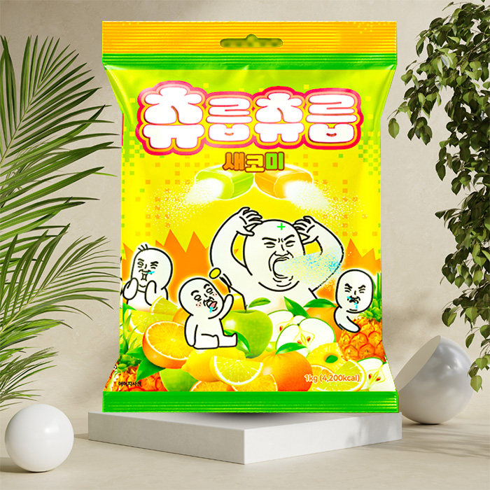 츄릅츄릅 새코미 대용량 소프트 캔디 1kg