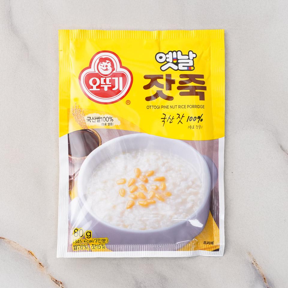 메가마트 오뚜기 옛날 잣죽 80g - 메인 이미지