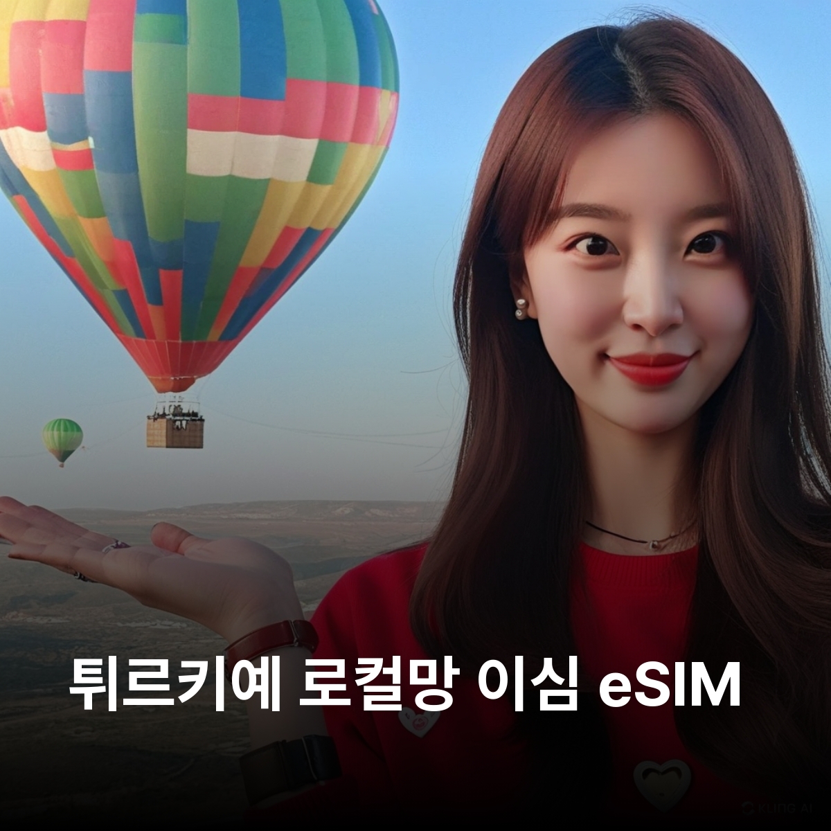 튀르키예 터키 로컬망 이심 eSIM Turk Telekom (Avea) 5G 이스탄불 카파도키아 안탈리아 시데 이즈미르 셀주크 케메르 마르마리스 이심통 - 메인 이미지