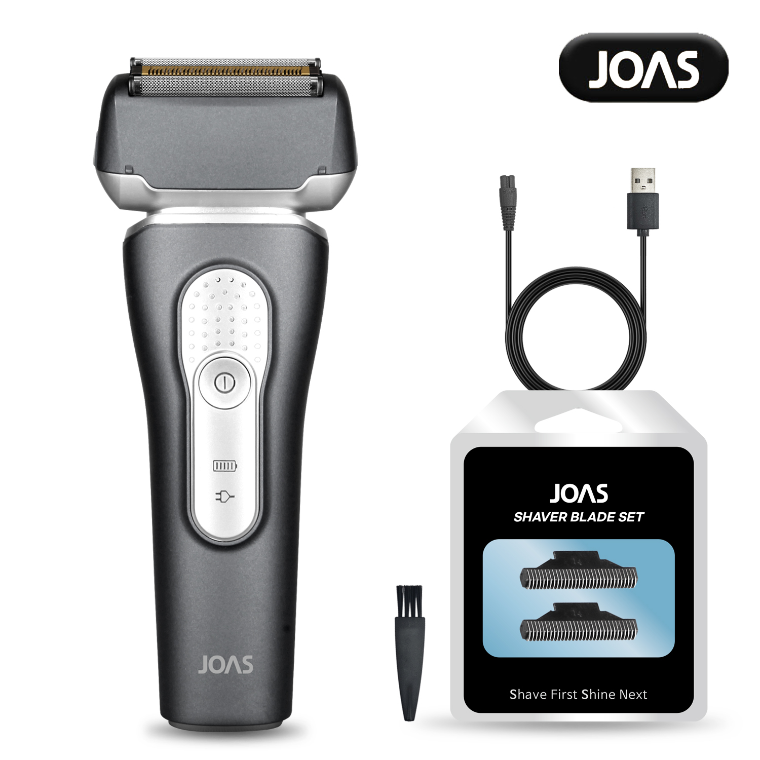 조아스 고급형 전기면도기 티타늄코팅 3중날 JS-7000 생활방수 청소년면도기