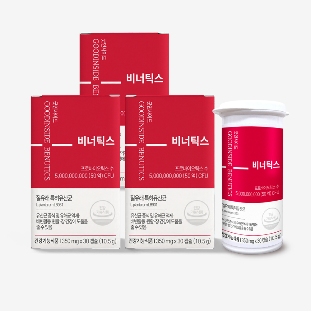 비너틱스 유산균 질유산균 프로바이오틱스 30캡슐, 3개 - 상세 이미지 2